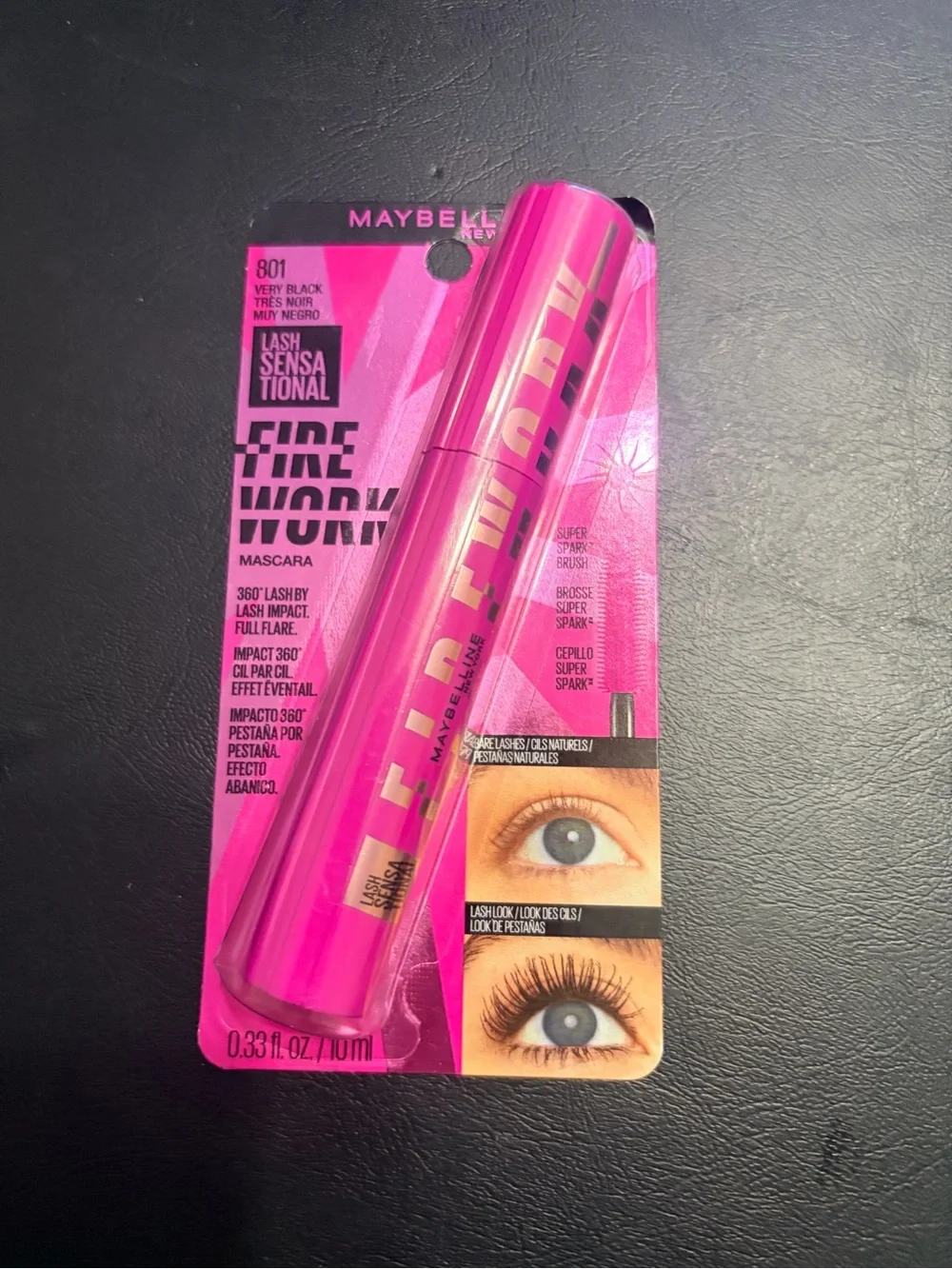 🦋 $5 Maybelline Very Black Lash Sensational Firework Mascara New FullSz